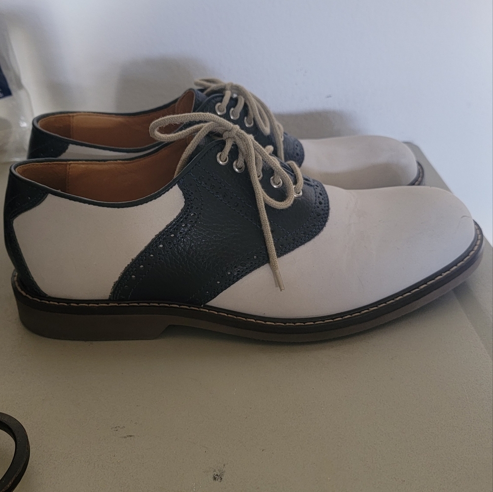 Johnson & Murphy saddle shoes lambskin size 10